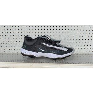 Nike Alpha Huarache Elite 4 Low Mens Metal Baseball Cleats Size 9 Black Gray